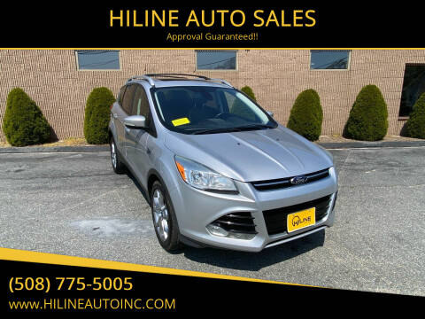 2014 Ford Escape for sale at HILINE AUTO SALES in Hyannis MA