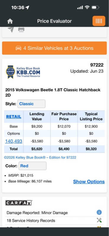 2015 Volkswagen Beetle