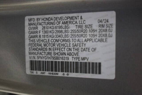 2025 Honda Pilot Touring