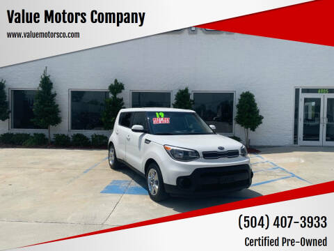 2019 Kia Soul for sale at Value Motors Company in Marrero LA