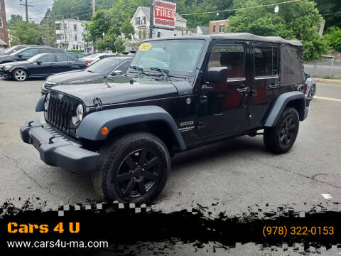 2015 Jeep Wrangler Unlimited for sale at Cars 4 U in Haverhill MA
