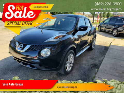 2016 Nissan JUKE for sale at Solo Auto Group in Mckinney TX