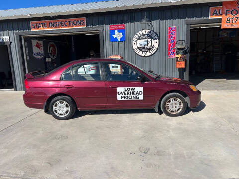 2002 Honda Civic for sale at Godley Auto Sales & Services in Godley TX