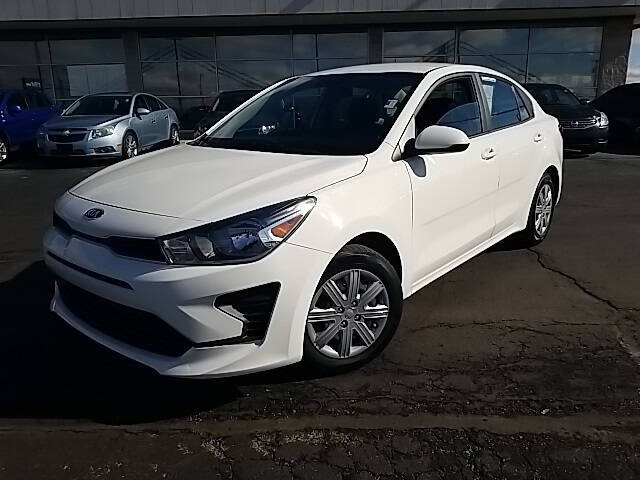 Used 2021 Kia Rio LX with VIN 3KPA24AD6ME392048 for sale in Bellefontaine, OH