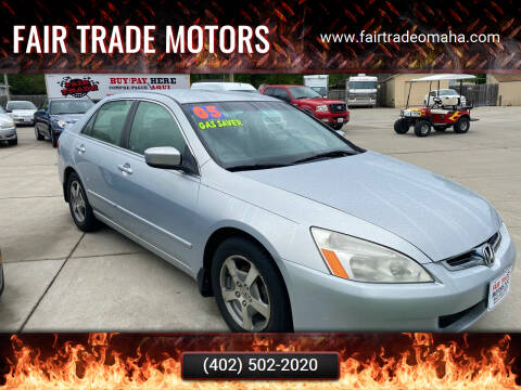 2005 Honda Accord for sale at FAIR TRADE MOTORS in Bellevue NE