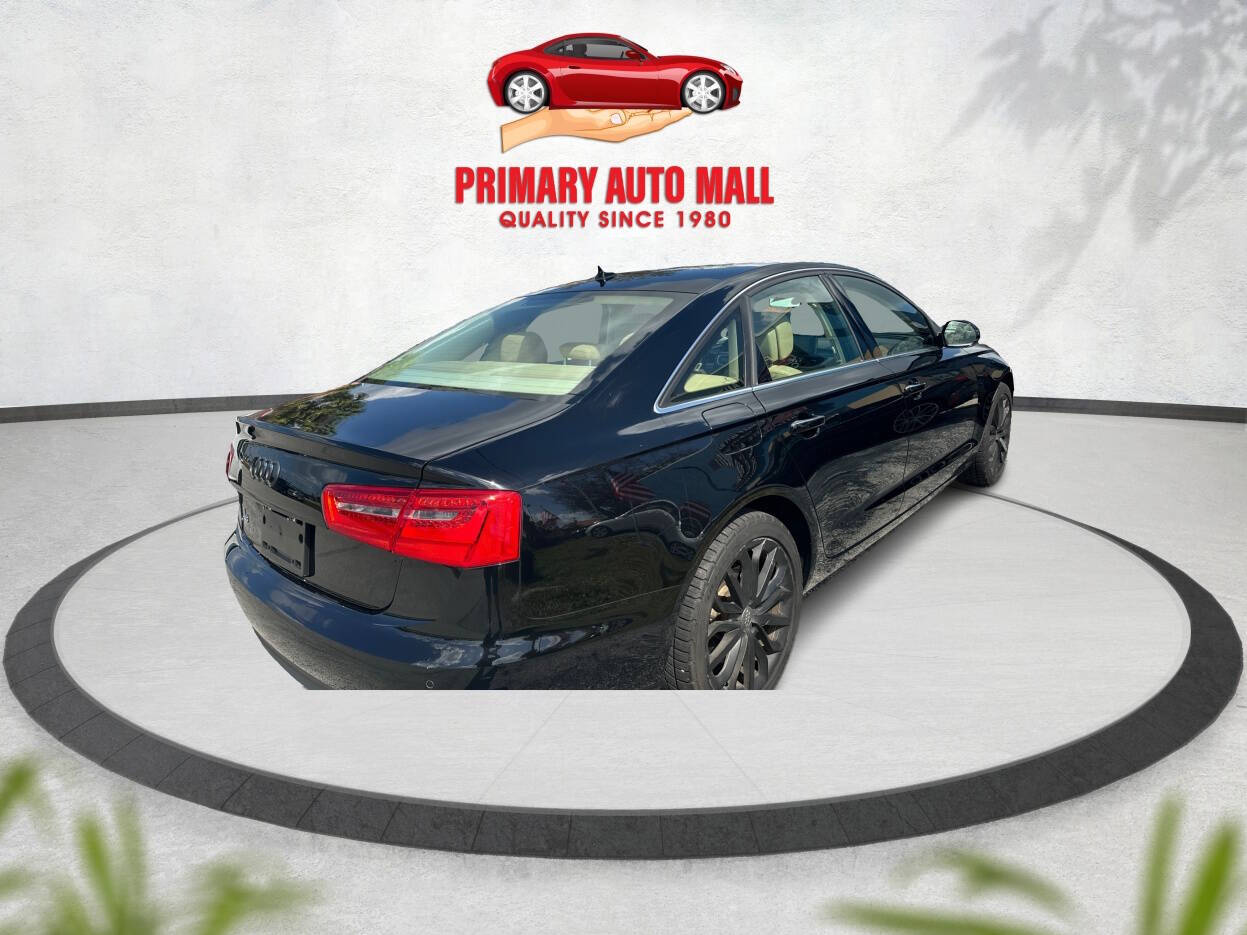 2014 Audi A6 for sale at Primary Auto Mall in Fort Myers, FL