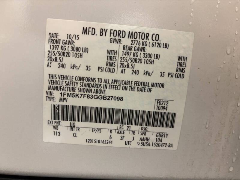 2016 Ford Explorer Limited