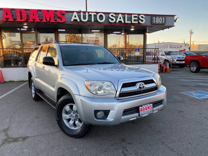 2007 Toyota 4Runner for sale at Adams Auto Sales CA in Sacramento CA