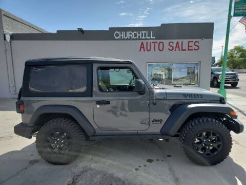 2022 Jeep Wrangler for sale at CHURCHILL AUTO SALES in Fallon NV