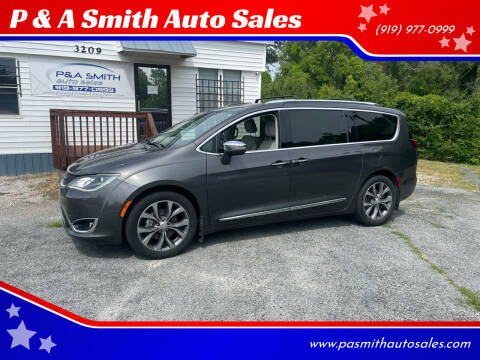 2017 Chrysler Pacifica for sale at P & A Smith Auto Sales in Garner NC