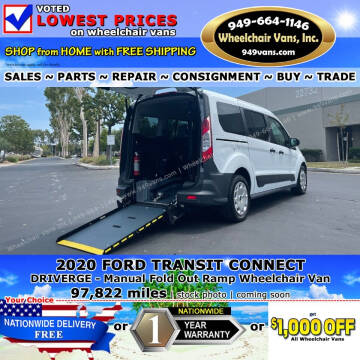 2020 Ford Transit Connect for sale at Wheelchair Vans Inc in Laguna Hills CA