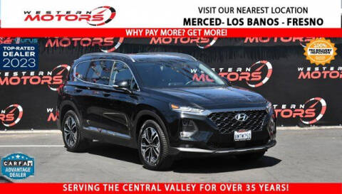 2020 Hyundai Santa Fe for sale at Western Motors Los Banos in Los Banos CA