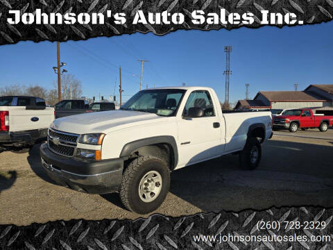 2006 Chevrolet Silverado 3500 for sale at Johnson's Auto Sales Inc. in Decatur IN