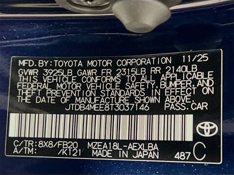 2026 Toyota Corolla LE