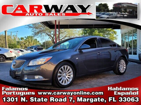 2011 Buick Regal for sale at CARWAY Auto Sales in Margate FL