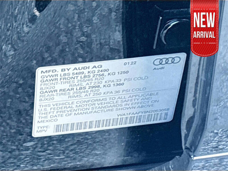 2022 Audi Q5 quattro S line Prestige 45 TFSI