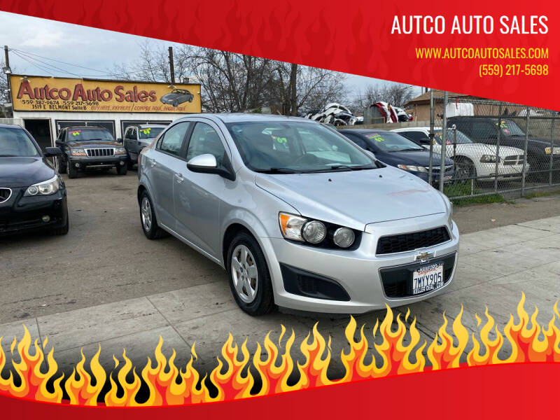 2015 Chevrolet Sonic for sale at FRESNO MOTORS in Fresno CA