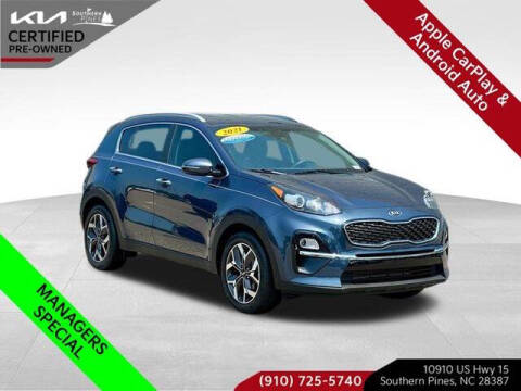 2021 Kia Sportage for sale at PHIL SMITH AUTOMOTIVE GROUP - Pinehurst Nissan Kia in Southern Pines NC