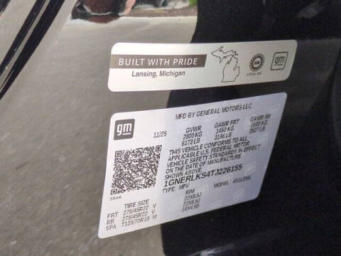 2026 Chevrolet Traverse RS