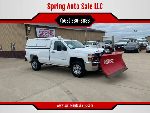 2015 Chevrolet Silverado 2500HD for sale at Spring Auto Sale LLC in Davenport IA
