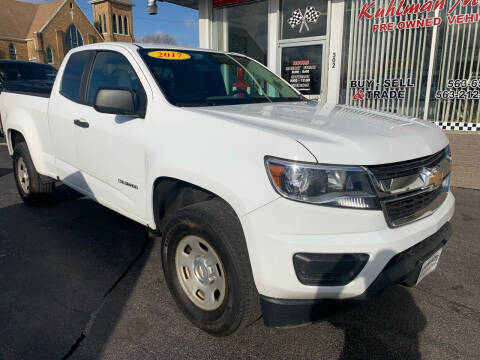 2017 Chevrolet Colorado for sale at KUHLMAN MOTORS in Maquoketa IA