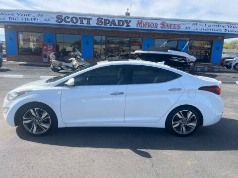 2014 Hyundai Elantra for sale at Scott Spady Motor Sales LLC in Hastings NE