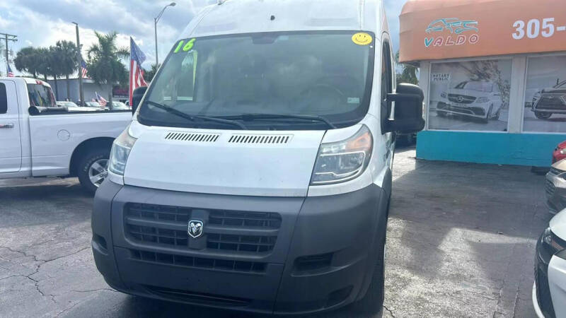 2016 RAM ProMaster for sale at VALDO AUTO SALES in Miami FL