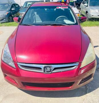 2006 Honda Accord for sale at Benjamin Auto Sales and Detail LLC in Holly Hill SC
