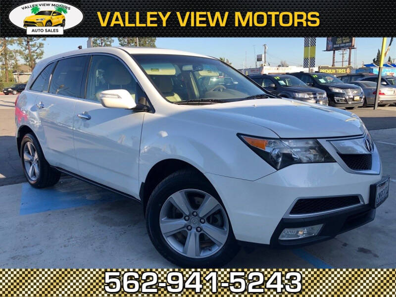 2010 Acura MDX for sale at Valley View Motors in Whittier CA