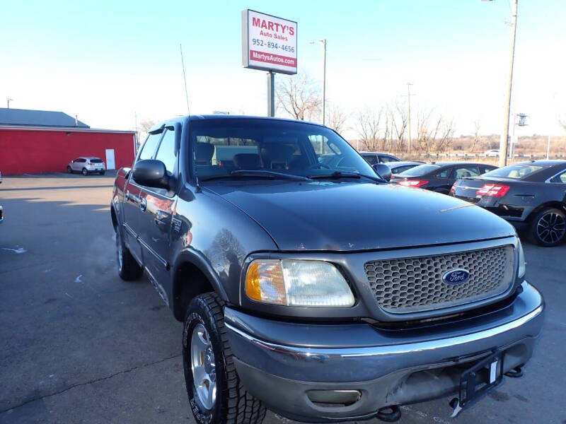 2002 Ford F-150 for sale at Marty's Auto Sales in Savage MN