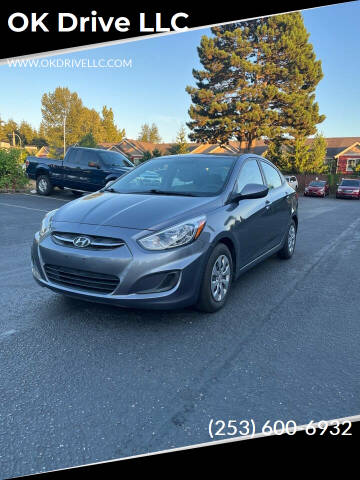 2016 Hyundai Accent for sale at OK Drive LLC in Federal Way WA