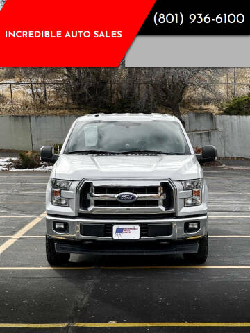 2017 Ford F-150 for sale at INCREDIBLE AUTO SALES in Bountiful UT