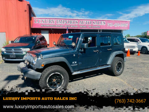 2008 Jeep Wrangler Unlimited for sale at LUXURY IMPORTS AUTO SALES INC in North Branch MN