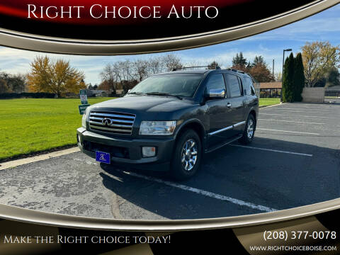 2007 Infiniti QX56 for sale at Right Choice Auto in Boise ID