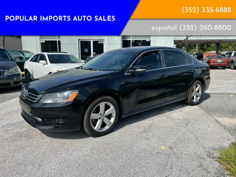 2013 Volkswagen Passat for sale at Popular Imports Auto Sales - Popular Imports-InterLachen in Interlachehen FL