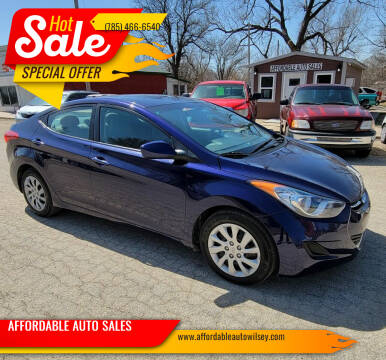 2011 Hyundai Elantra for sale at AFFORDABLE AUTO SALES in Wilsey KS