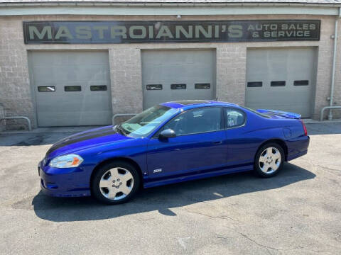 2007 Chevrolet Monte Carlo for sale at Mastroianni Auto Sales in Palmer MA