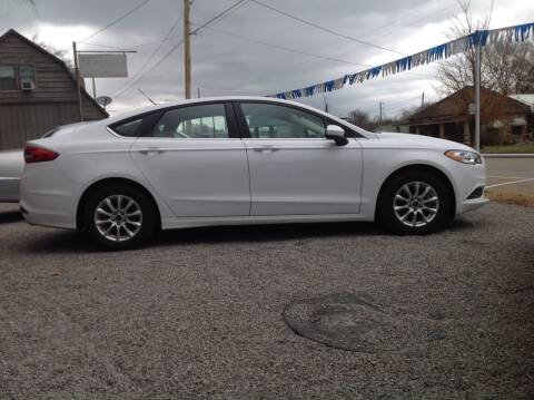 2017 Ford Fusion for sale at GIB'S AUTO SALES in Tahlequah OK