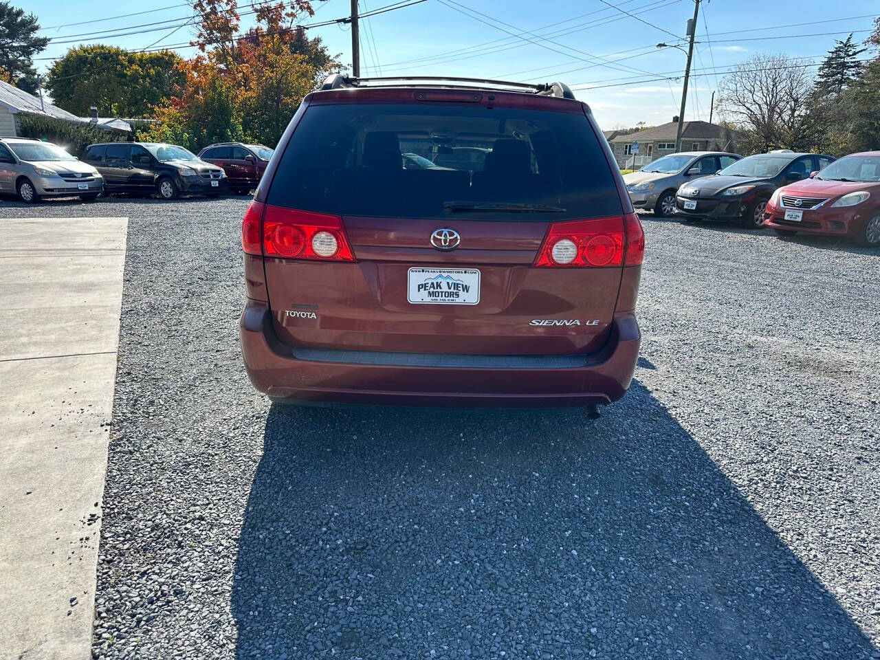 2009 Toyota Sienna for sale at PEAK VIEW MOTORS in Mount Crawford, VA