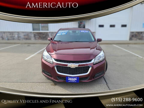 2015 Chevrolet Malibu for sale at AmericAuto in Des Moines IA