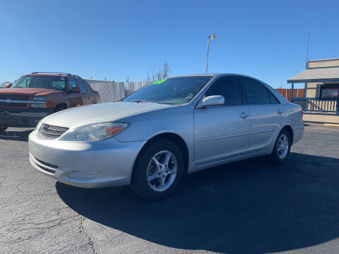 2002 Toyota Camry for sale at AJOULY AUTO SALES in Moore OK