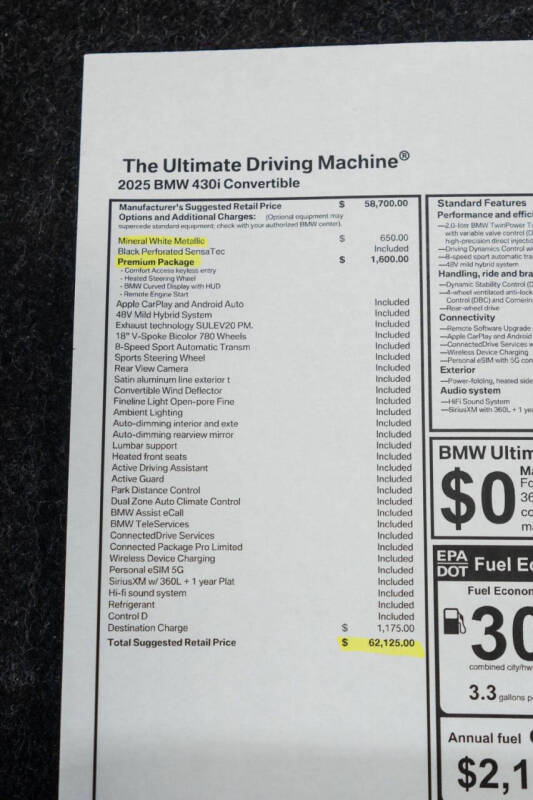 2025 BMW 4 Series 430i