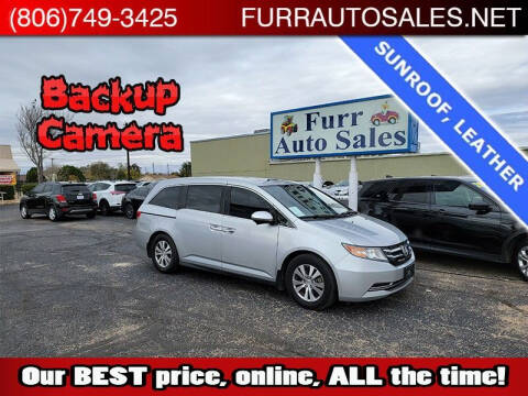 2015 Honda Odyssey for sale at FURR AUTO SALES in Lubbock TX