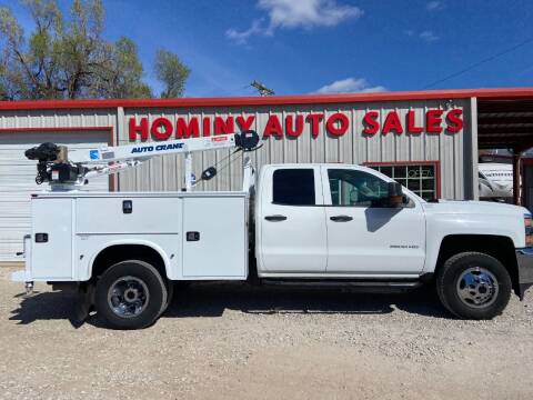 2015 Chevrolet Silverado 3500HD for sale at HOMINY AUTO SALES in Hominy OK