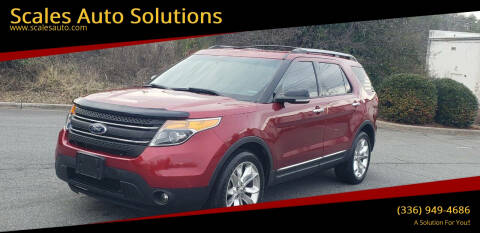 2013 Ford Explorer for sale at Scales Auto Solutions in Madison NC