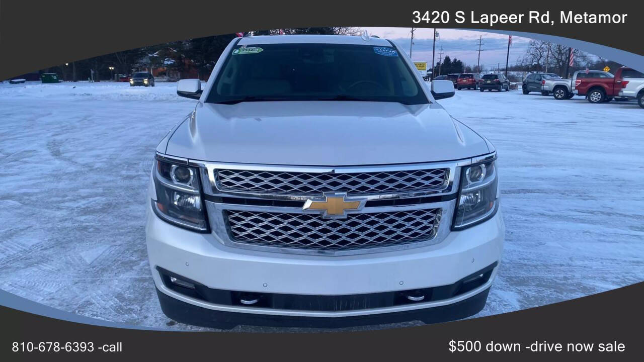 2017 Chevrolet Tahoe for sale at Newcombs North Certified Auto Sales in Metamora, MI