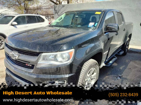 2018 Chevrolet Colorado for sale at High Desert Auto Wholesale in Albuquerque NM