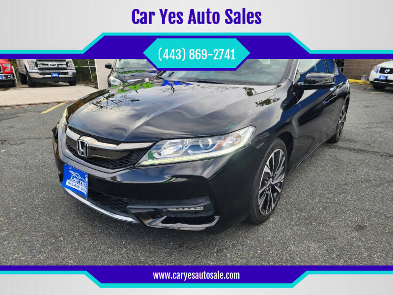 2017 Honda Accord for sale at Car Yes Auto Sales in Baltimore MD