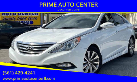 2014 Hyundai Sonata for sale at PRIME AUTO CENTER in Palm Springs FL