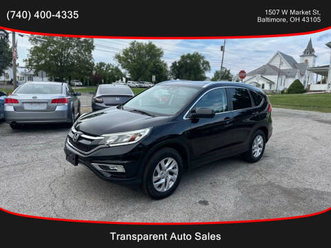 2016 Honda CR-V for sale at Transparent Auto Sales LLC in Baltimore OH